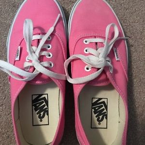 Pink women’s vans 7.5